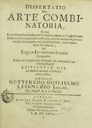 De arte combinatoria