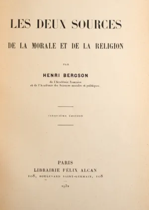 Die beiden Quellen der Moral und der Religion