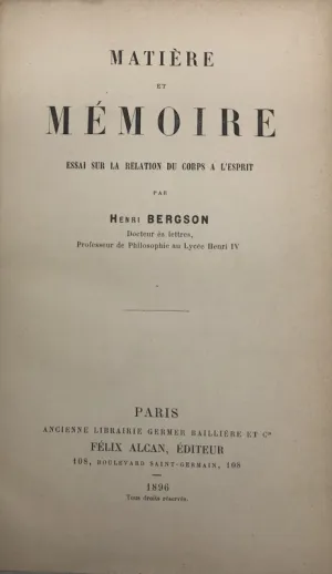 Materie und Gedächtnis