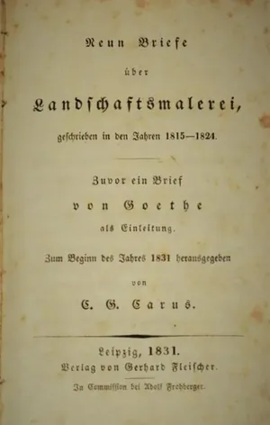 Briefe über Landschaftsmalerei – Buchcover