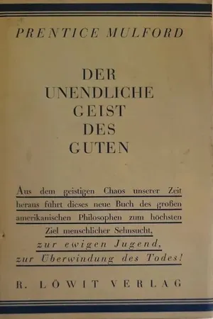 Der unendliche Geist des Guten