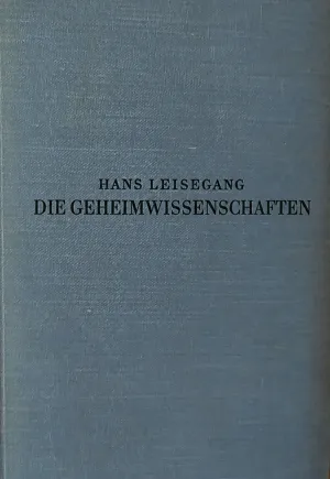 Die Geheimwissenschaften