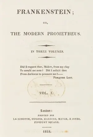 Frankenstein oder Der moderne Prometheus