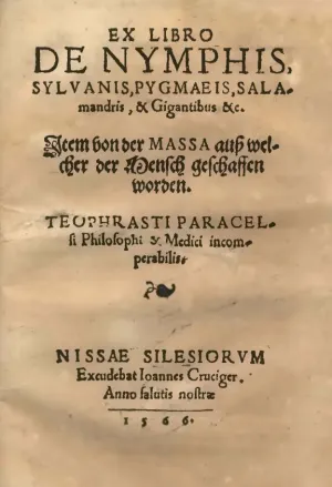 Liber de Nymphis, Sylphis, Pygmaeis et Salamandris et de caeteris spiritibus