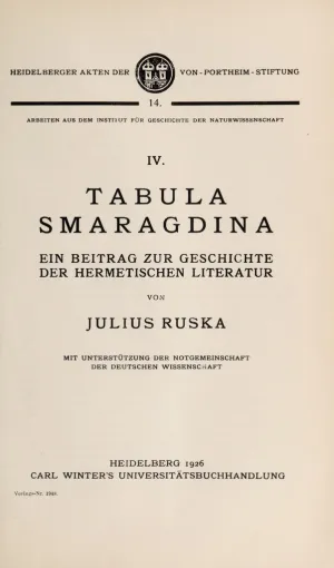 Tabula Smaragdina