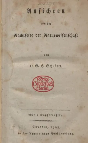 Ansichten von der Nachtseite der Naturwissenschaft