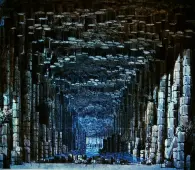 Inneres der Fingalshöhle auf der Insel Staffa