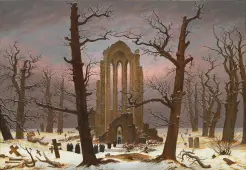 Klosterfriedhof im Schnee