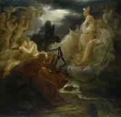 Ossian am Ufer der Lora