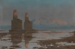 Der Nil bei Hochwasser