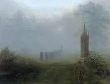 Prozession im Nebel