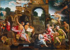 Saul und die Frau (Hexe) von Endor